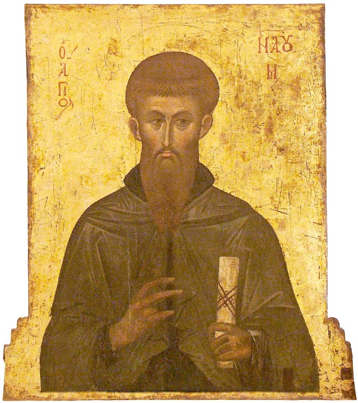 St_Naum_of_Ohrid,_Last_Quarter_of_XIV_Century,_St_Mary_Perivleptos_Church,_Ohrid_Icon_Gallery